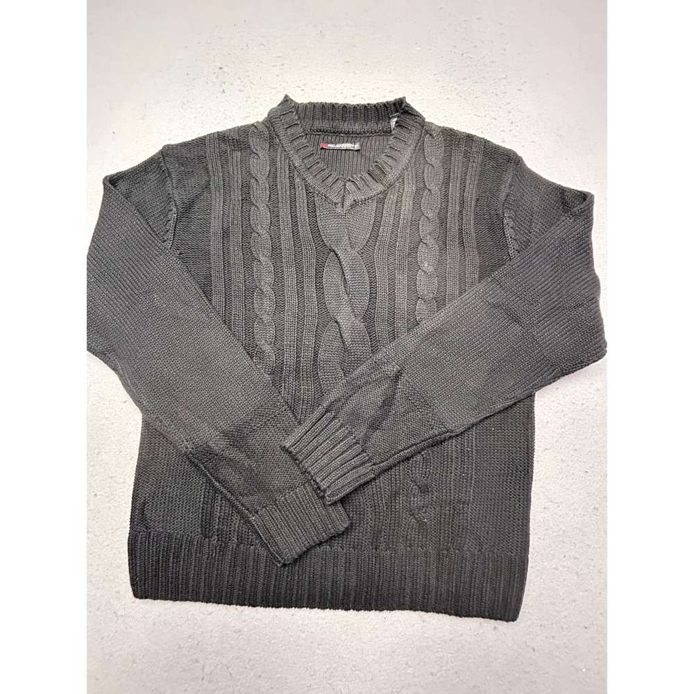 PROJEK RAW Sweater Cotton Acrylic Charcoal Gray XL Mens